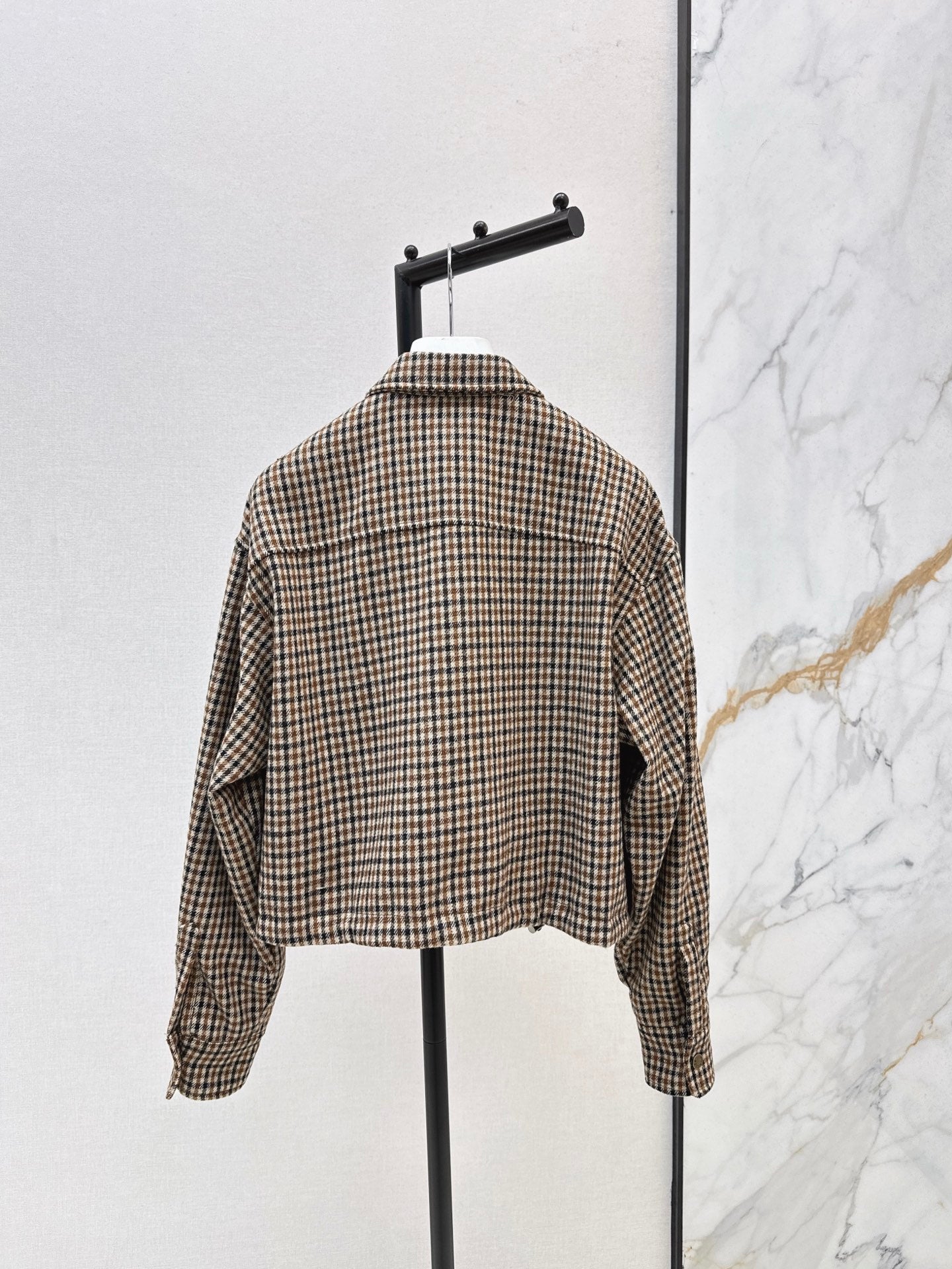 Monc 25fw houndstooth jacket