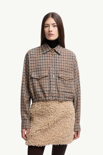 Monc 25fw houndstooth jacket