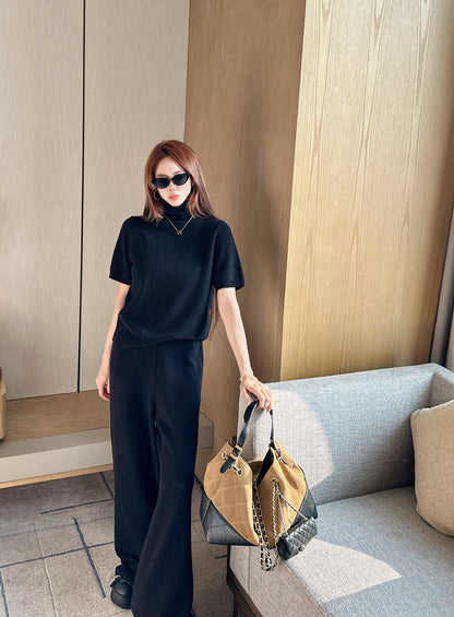 Row 25fw knit sweater pants set