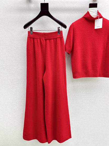 Row 25fw knit sweater pants set