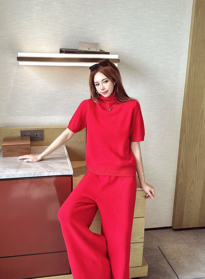 Row 25fw knit sweater pants set