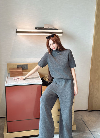 Row 25fw knit sweater pants set