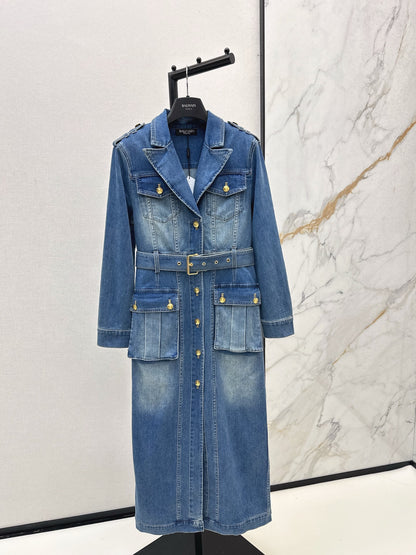 Bal 25fw denim dress
