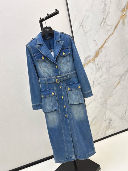 Bal 25fw denim dress