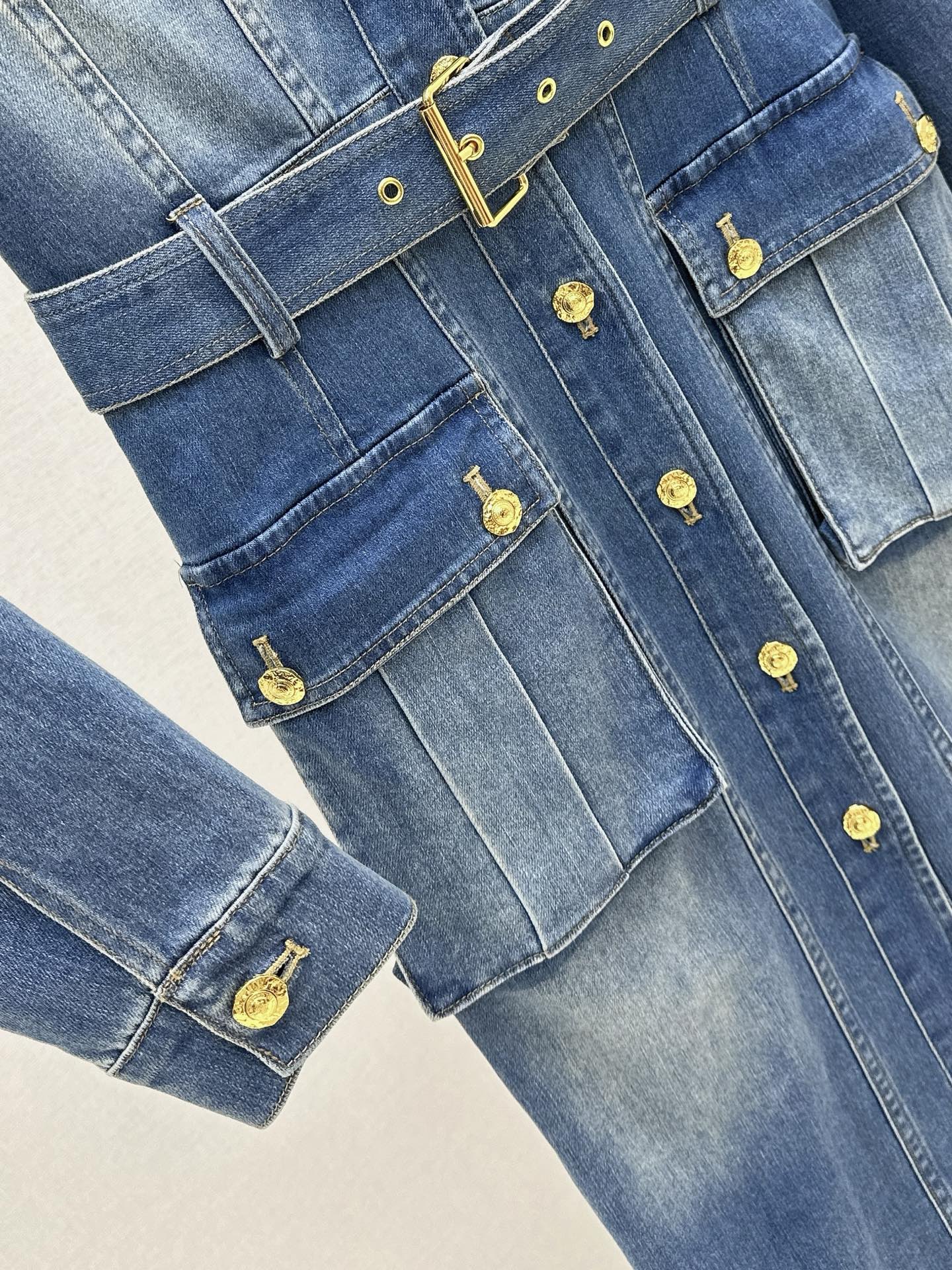 Bal 25fw denim dress