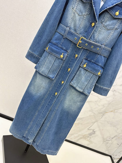 Bal 25fw denim dress