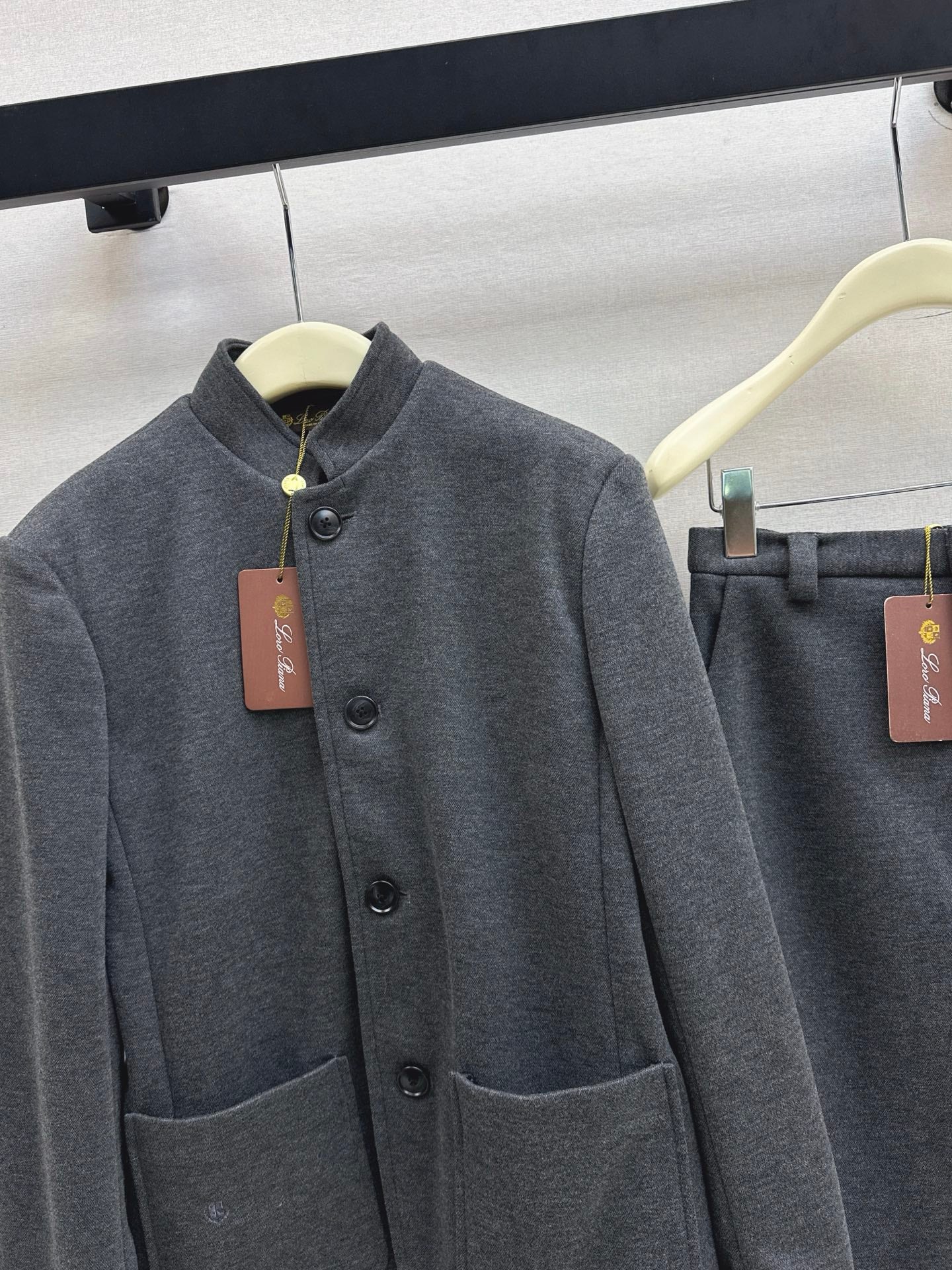 Loro 25fw jacket skirt set