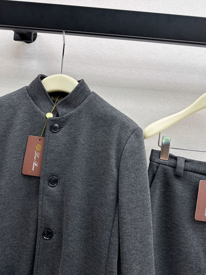 Loro 25fw jacket skirt set