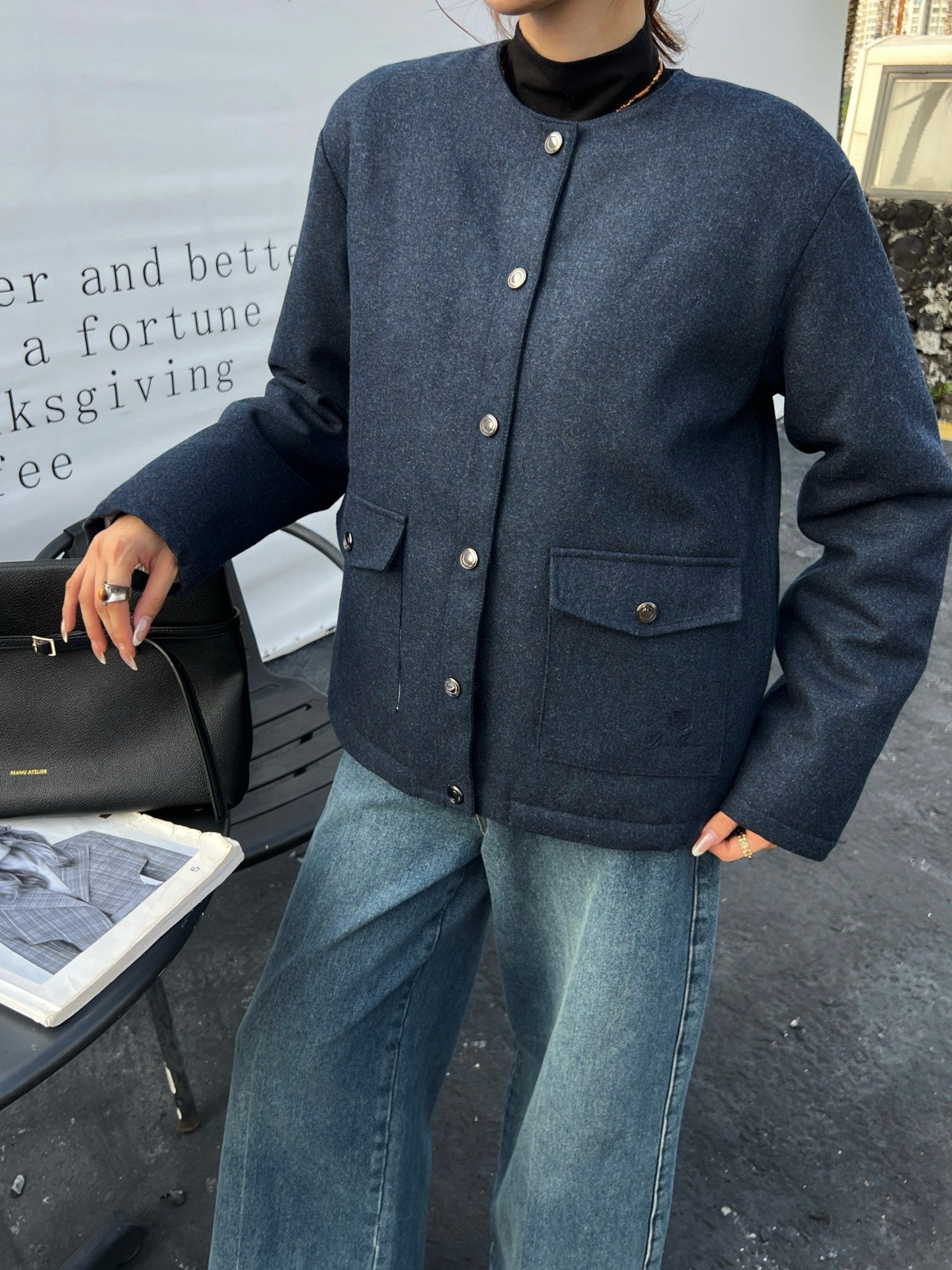 Loro 25fw padded jacket