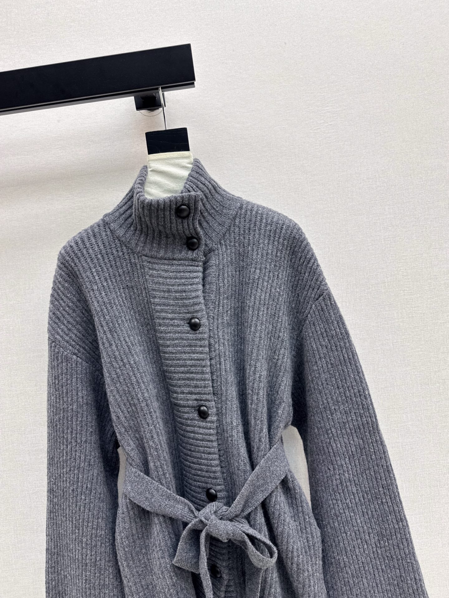 Brun 25fw knitted pea coat