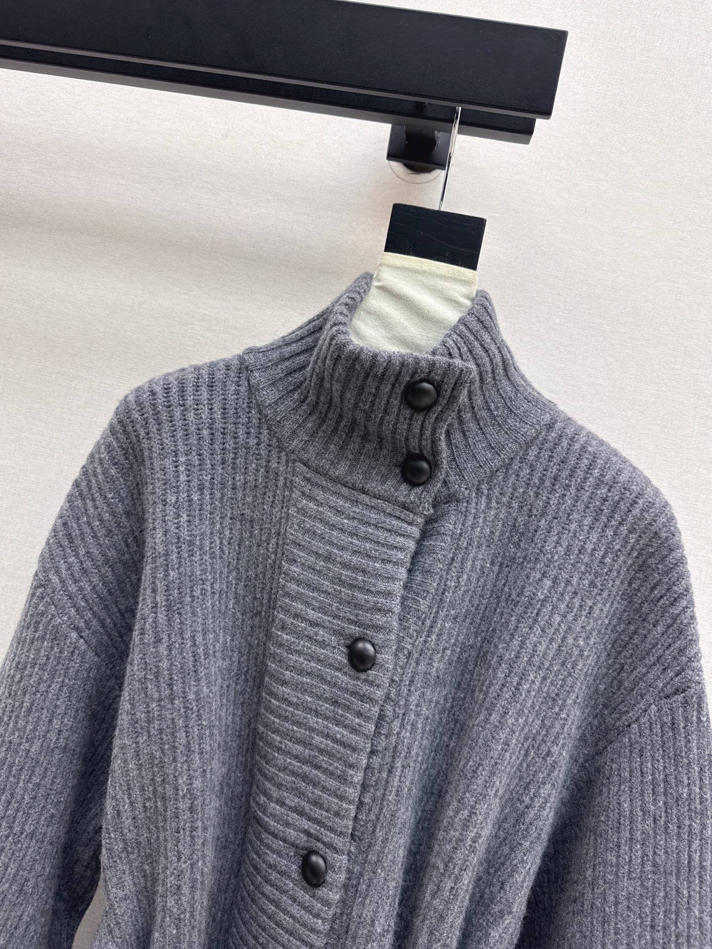 Brun 25fw knitted pea coat