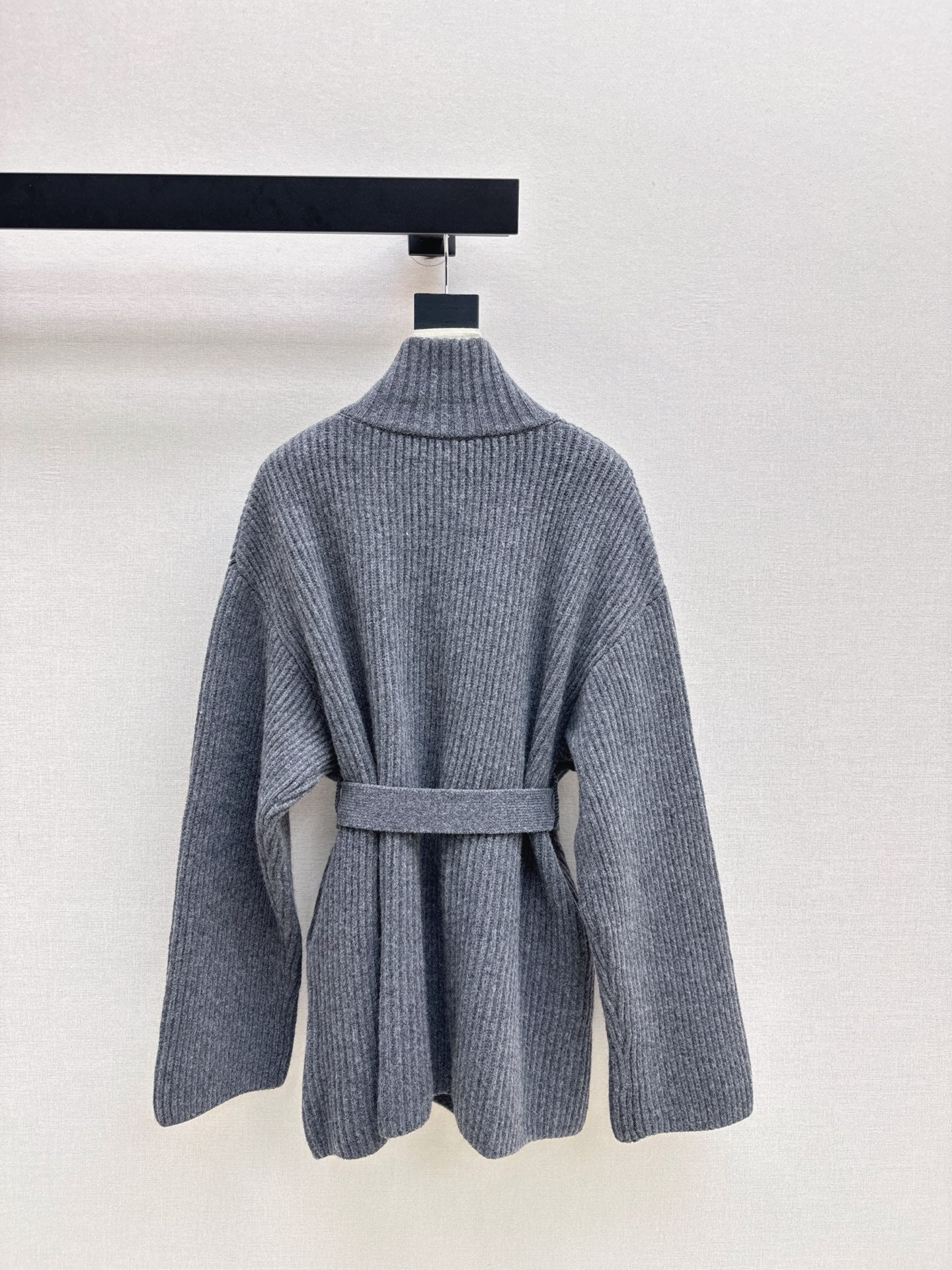 Brun 25fw knitted pea coat