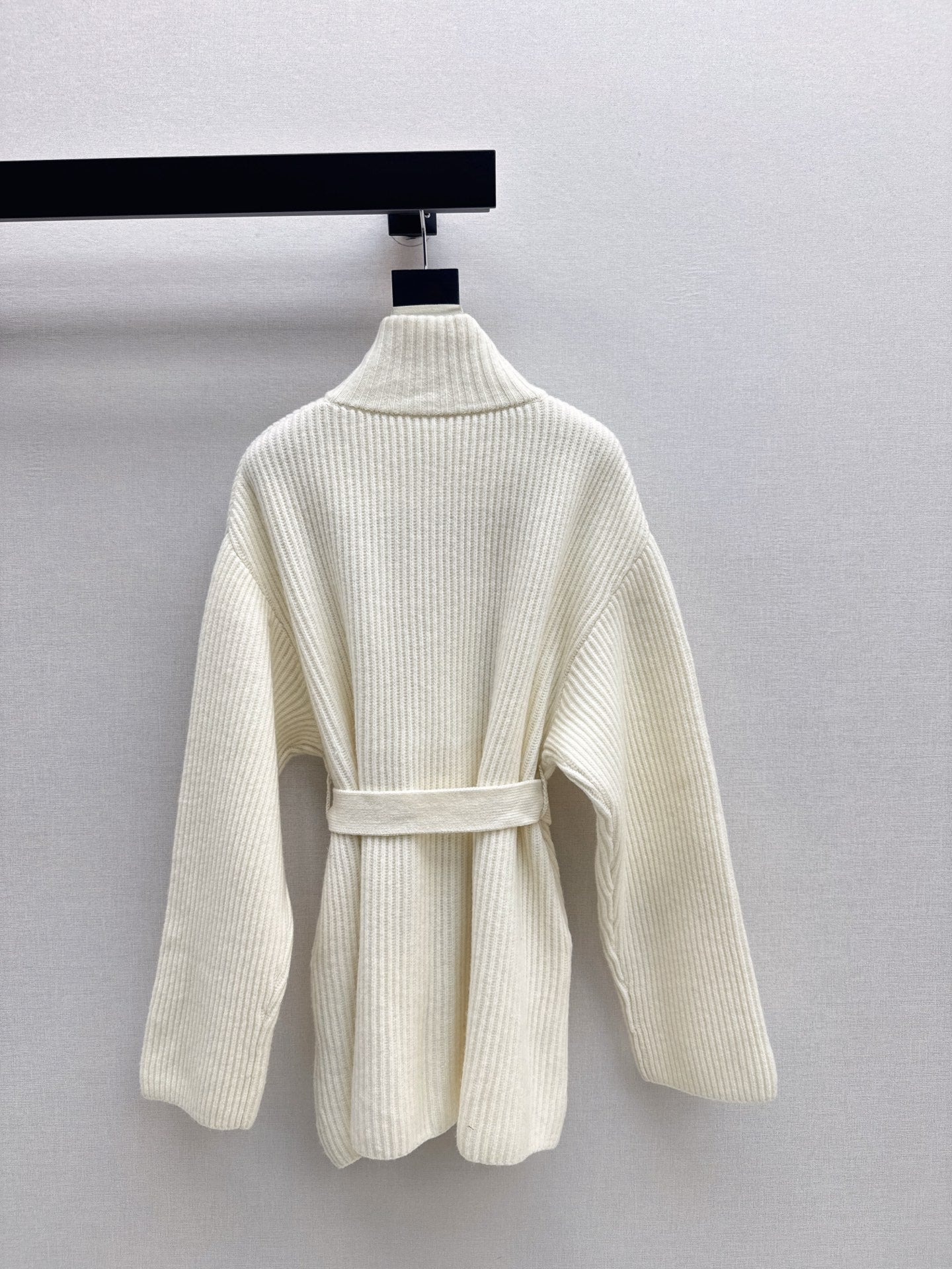 Brun 25fw knitted pea coat