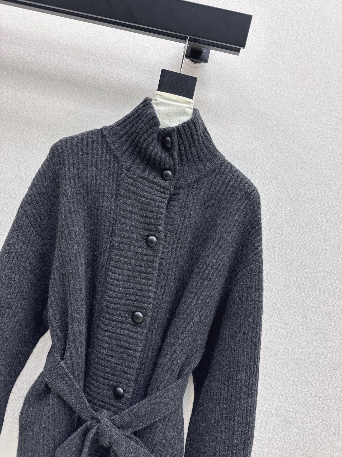 Brun 25fw knitted pea coat