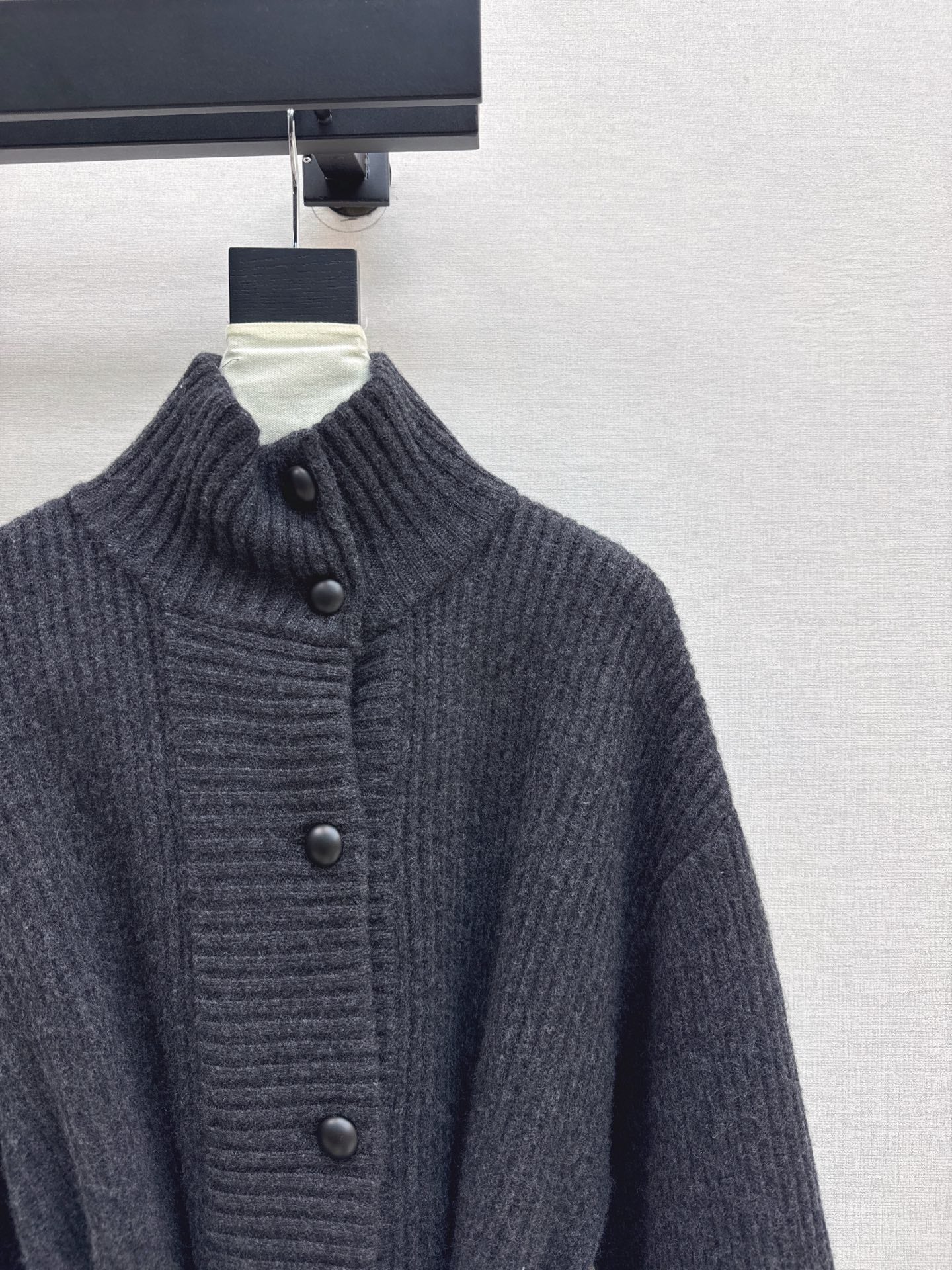 Brun 25fw knitted pea coat