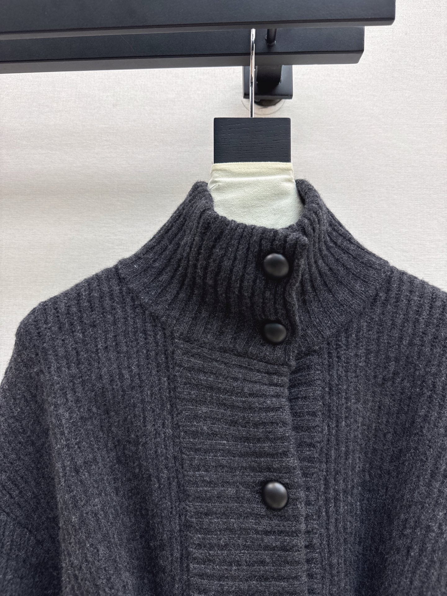 Brun 25fw knitted pea coat