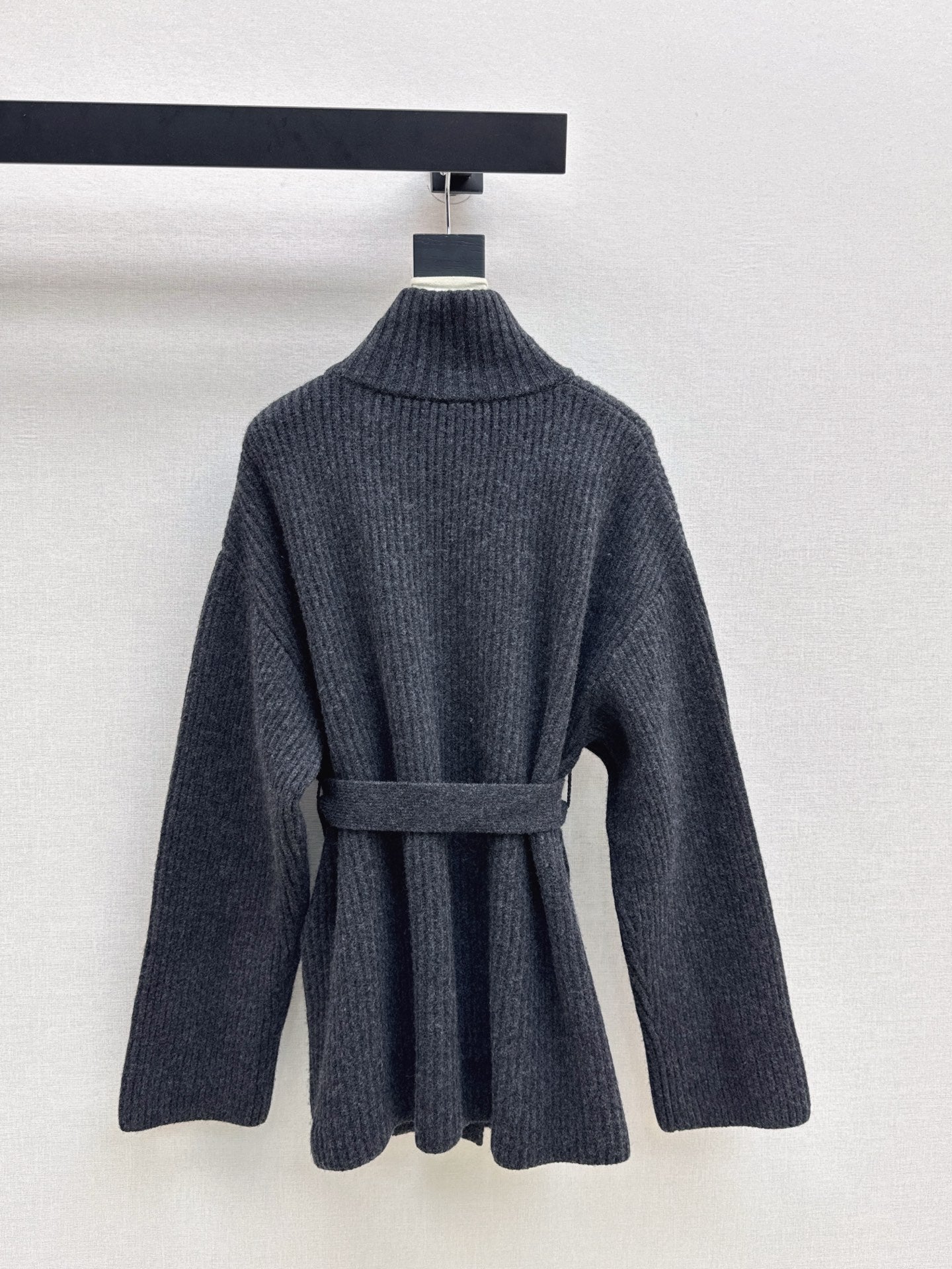 Brun 25fw knitted pea coat