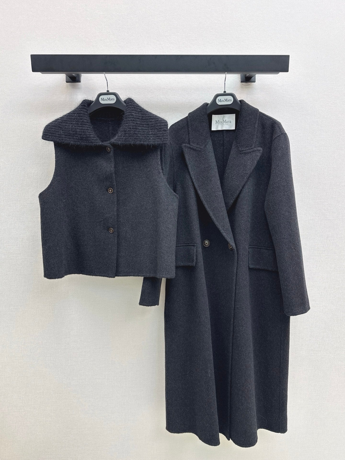 Max 25fw vest overcoats set