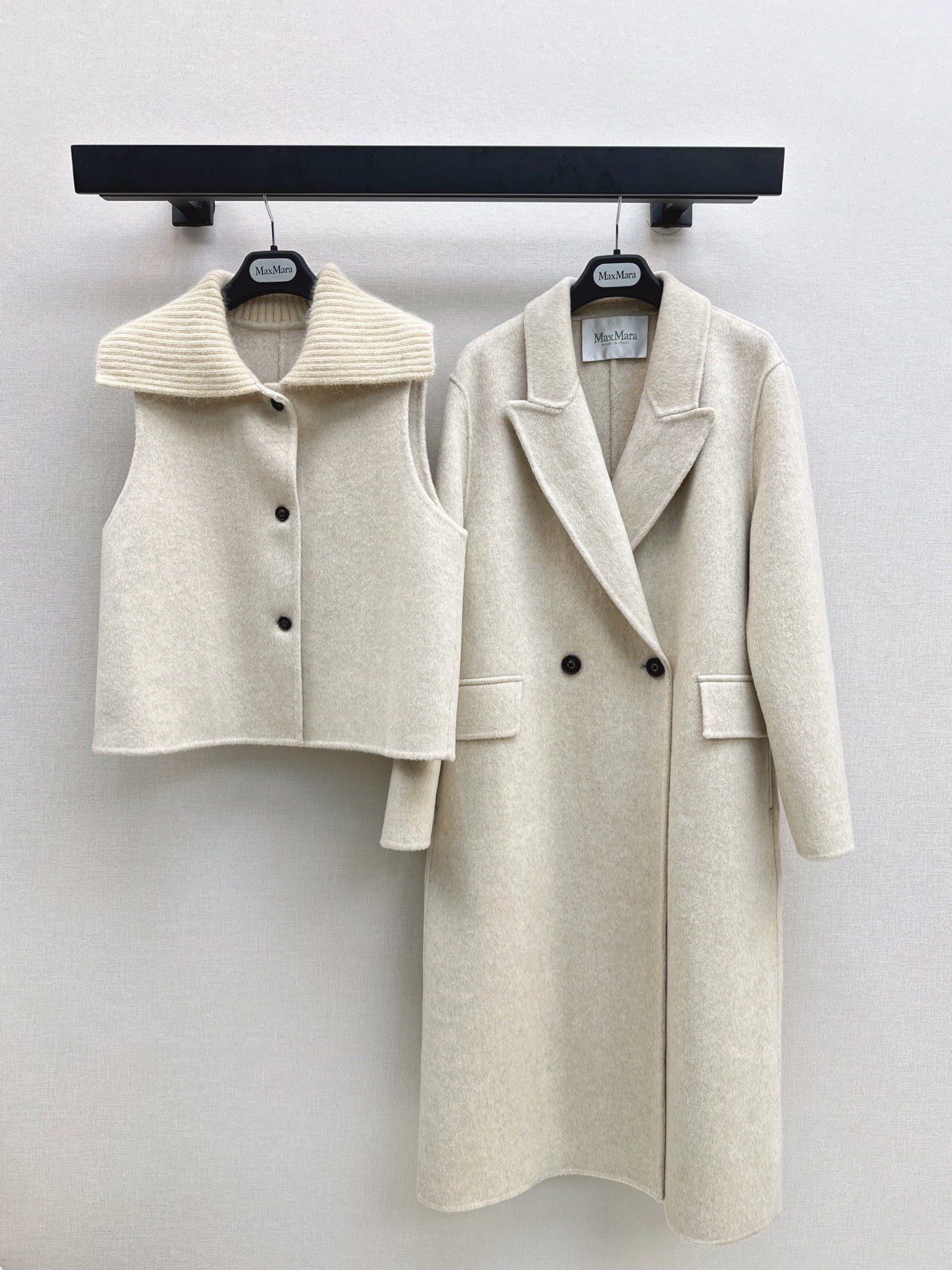 Max 25fw vest overcoats set