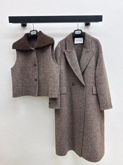Max 25fw vest overcoats set