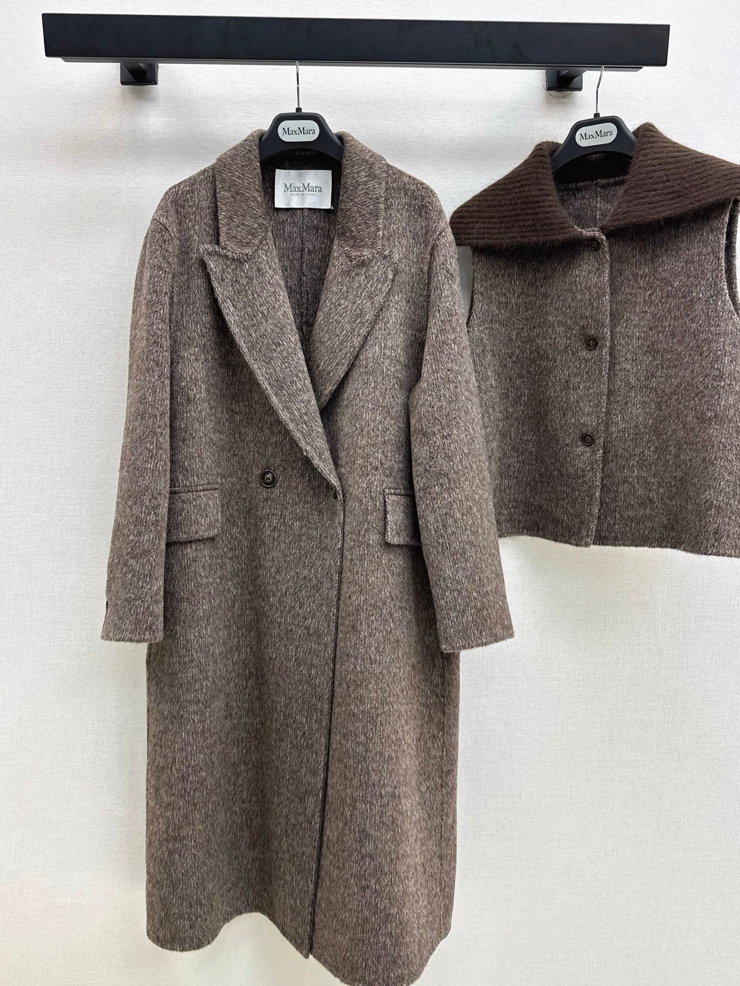 Max 25fw vest overcoats set