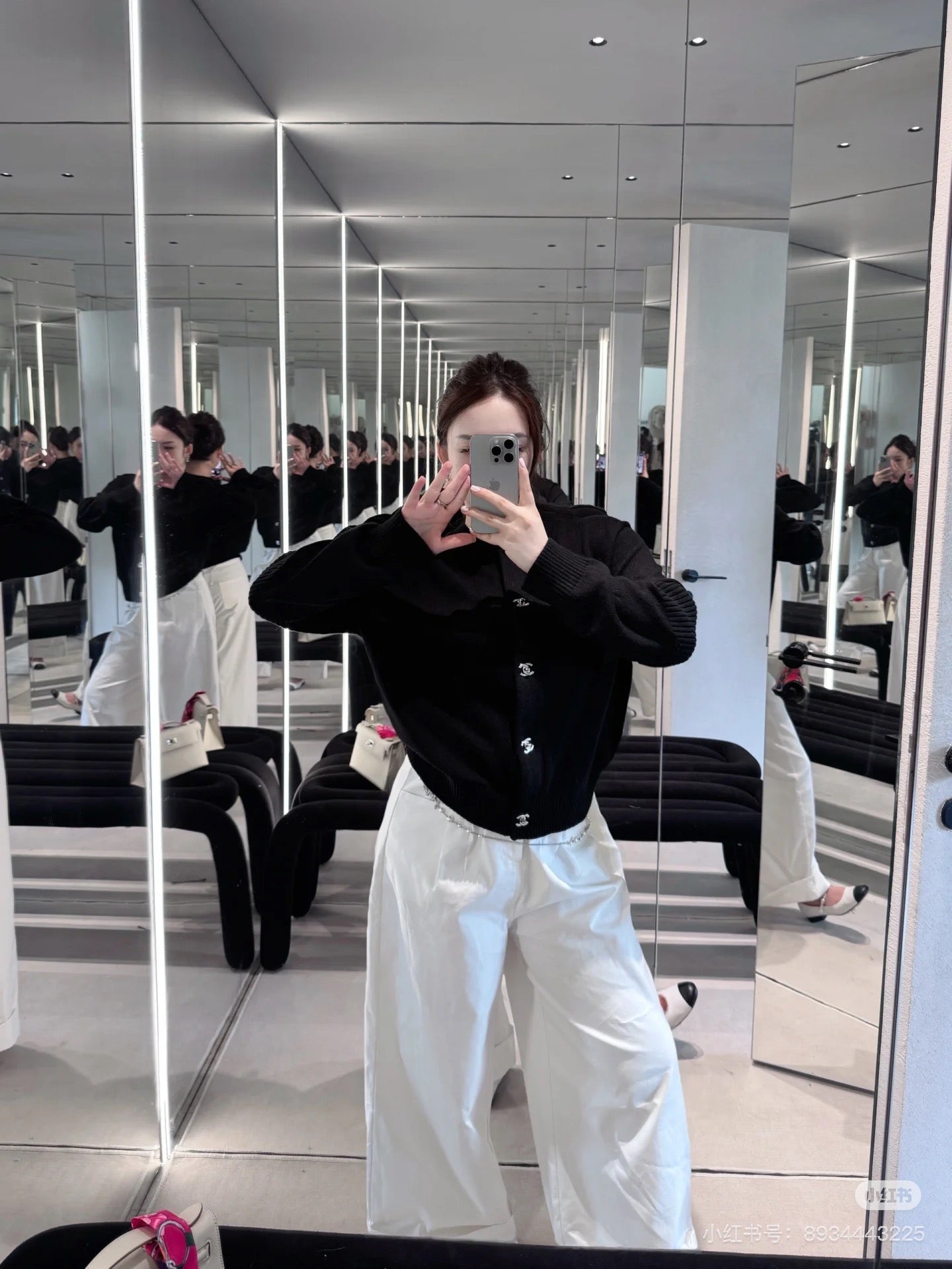 Chan 25fw knitted cardigan