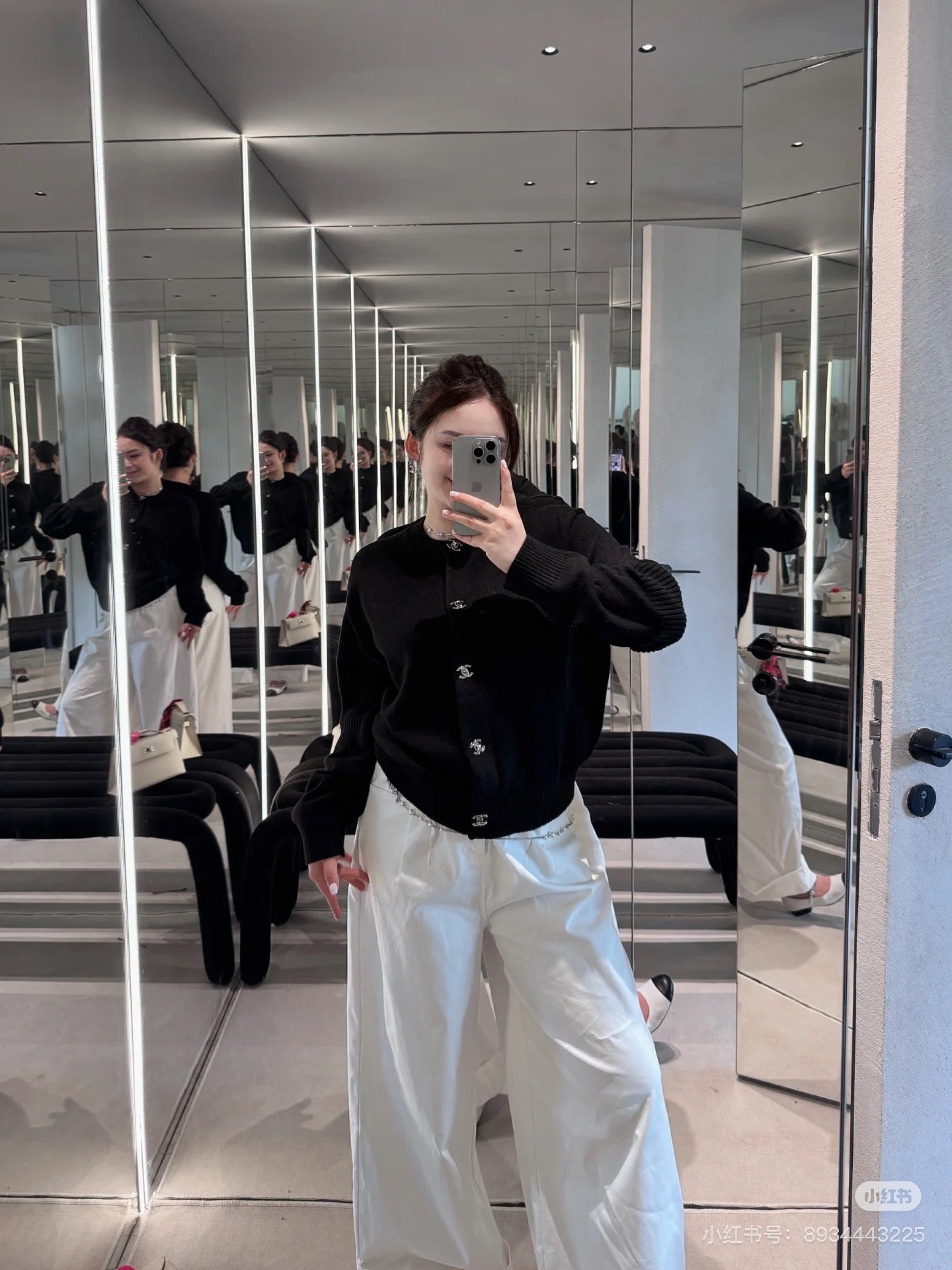 Chan 25fw knitted cardigan