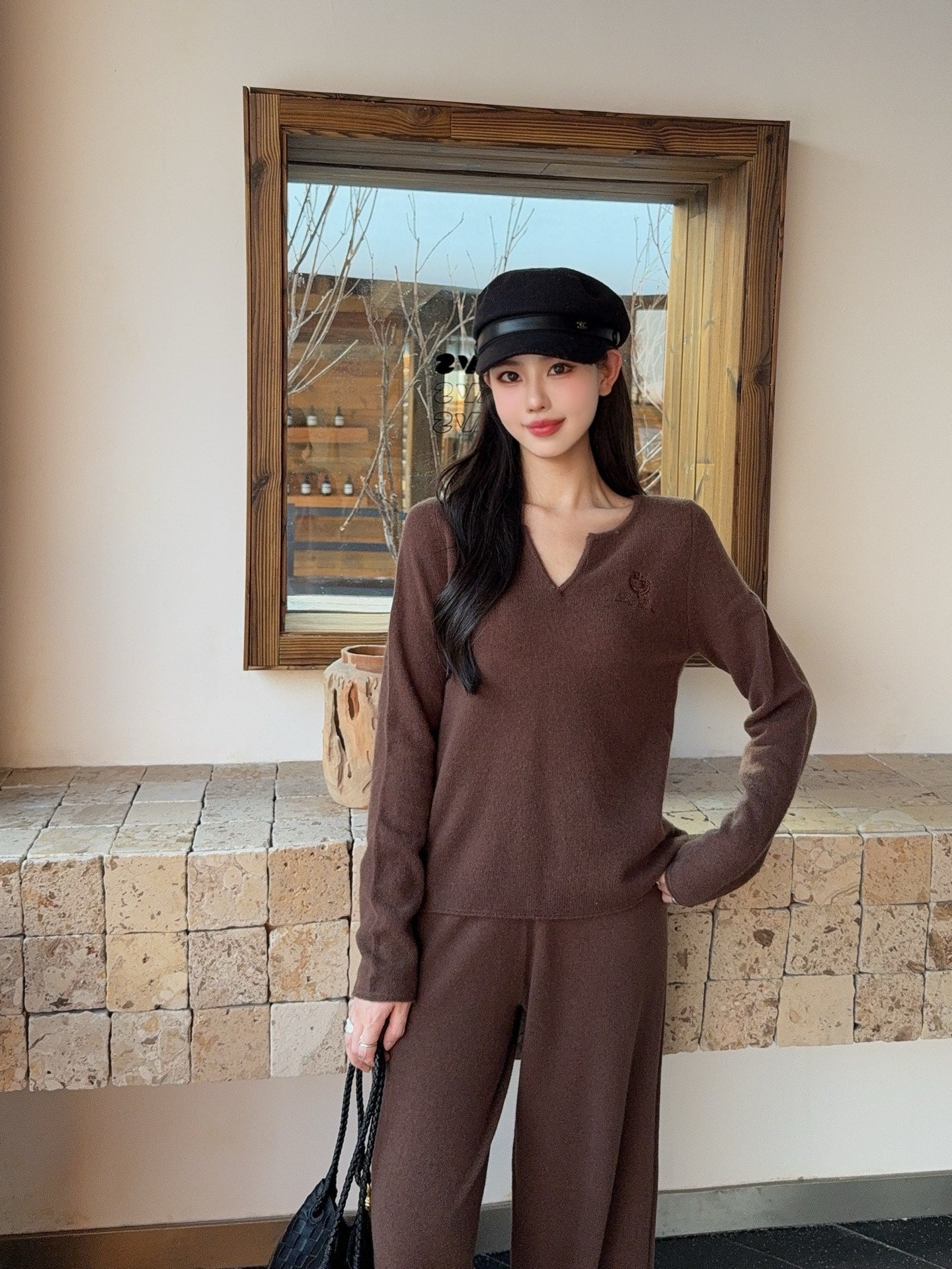 Loro 25fw pullover pants set