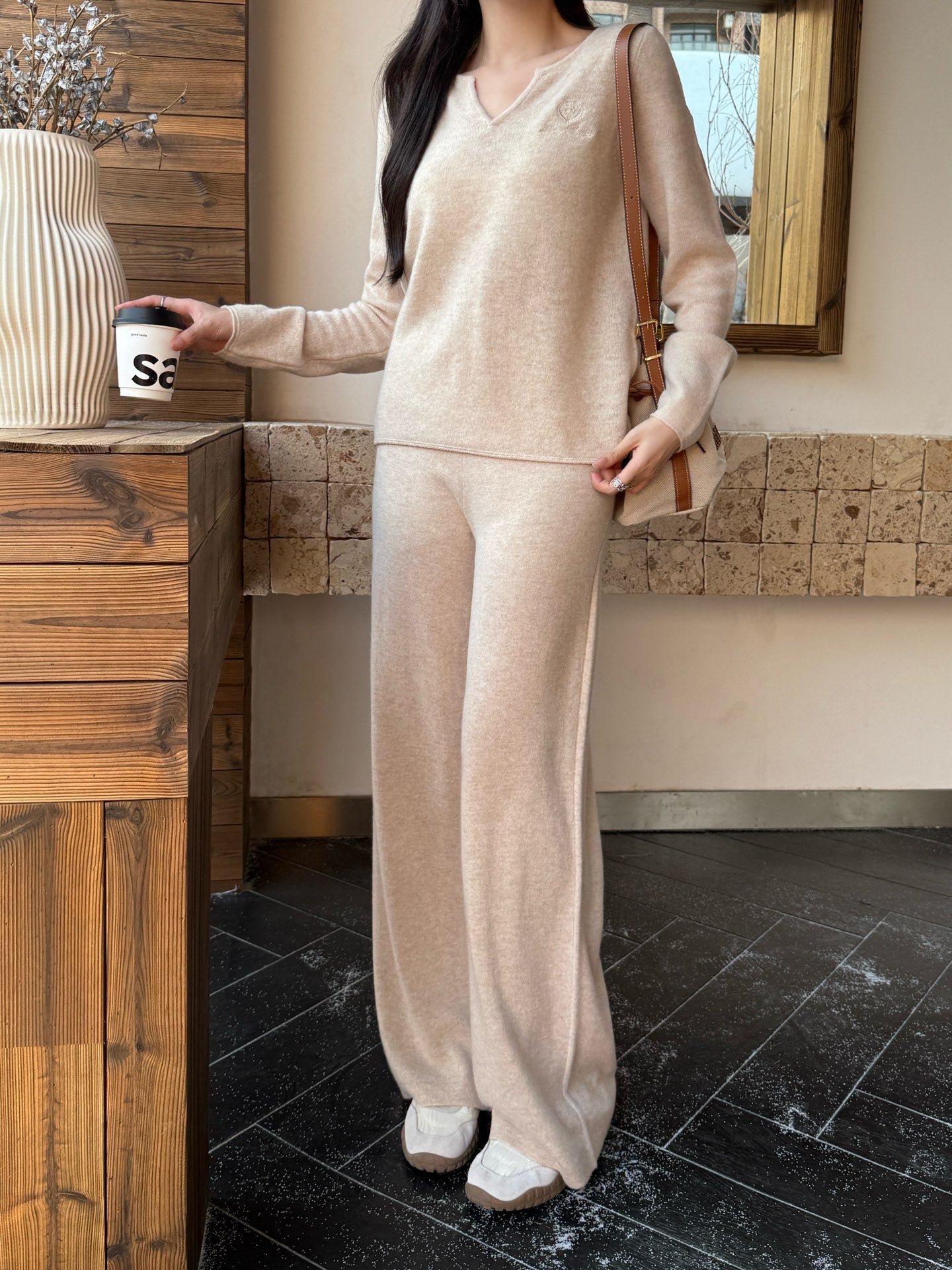 Loro 25fw pullover pants set