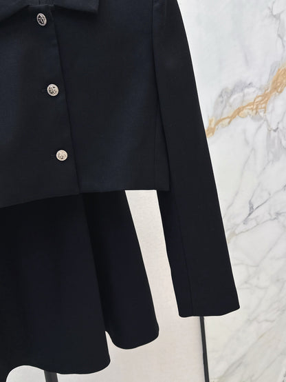 CD 25fw elegant jacket skirt set