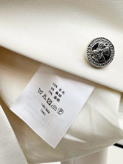 CD 25fw elegant jacket skirt set