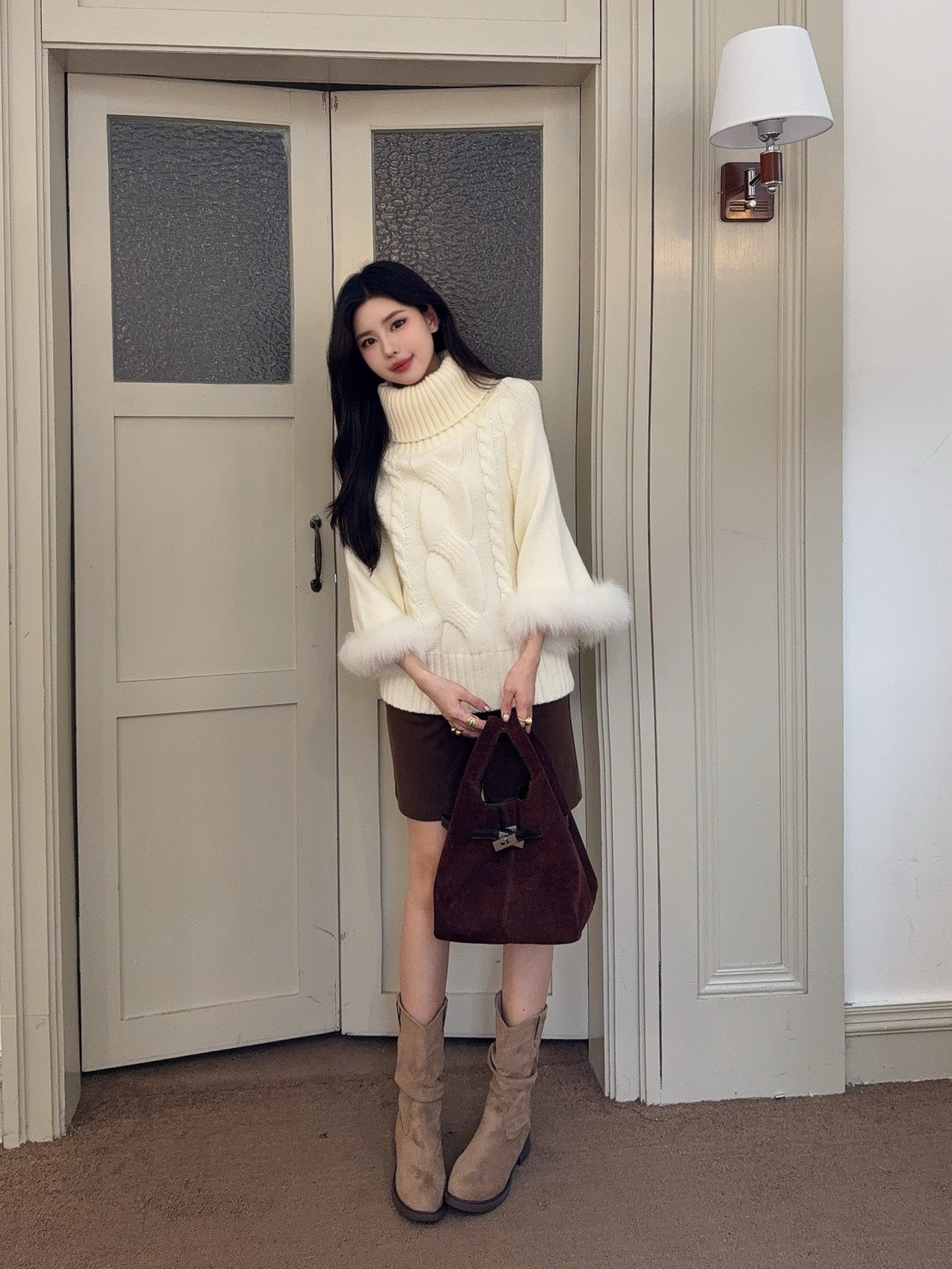 Fend 25fw turtleneck sweater