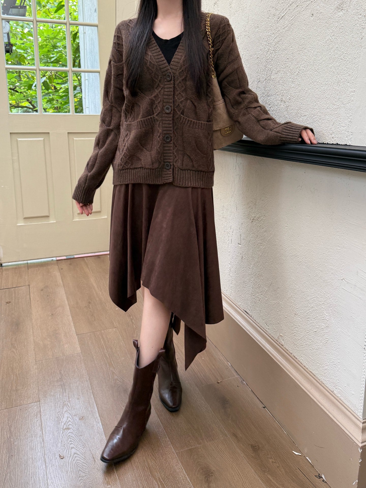 Loro 25fw wool cardigan