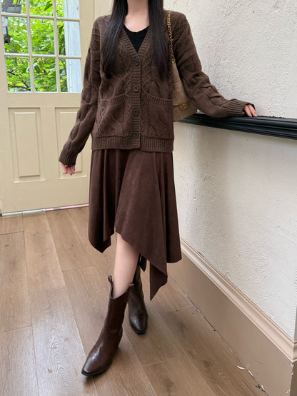 Loro 25fw wool cardigan