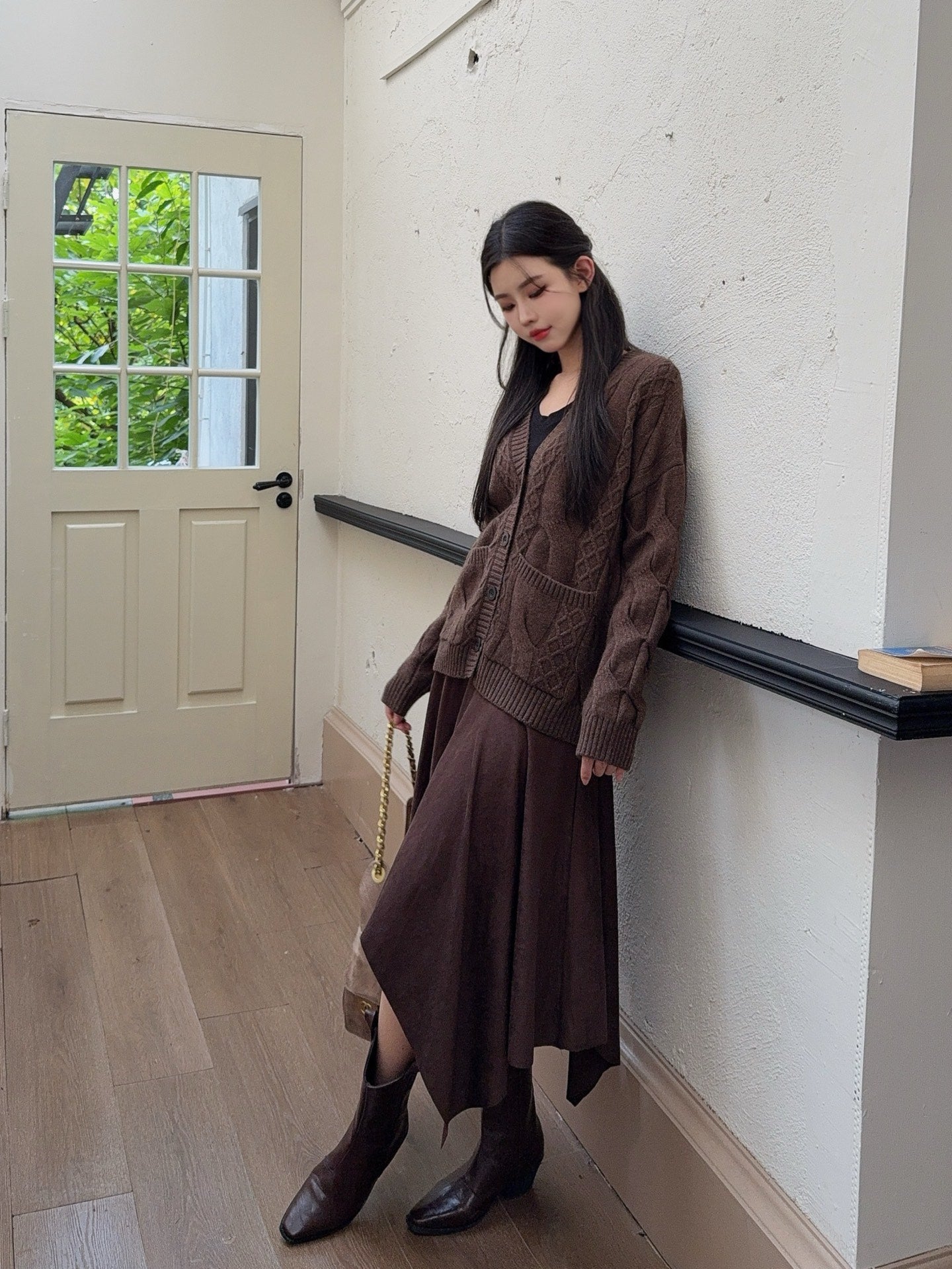 Loro 25fw wool cardigan