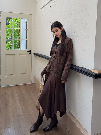 Loro 25fw wool cardigan