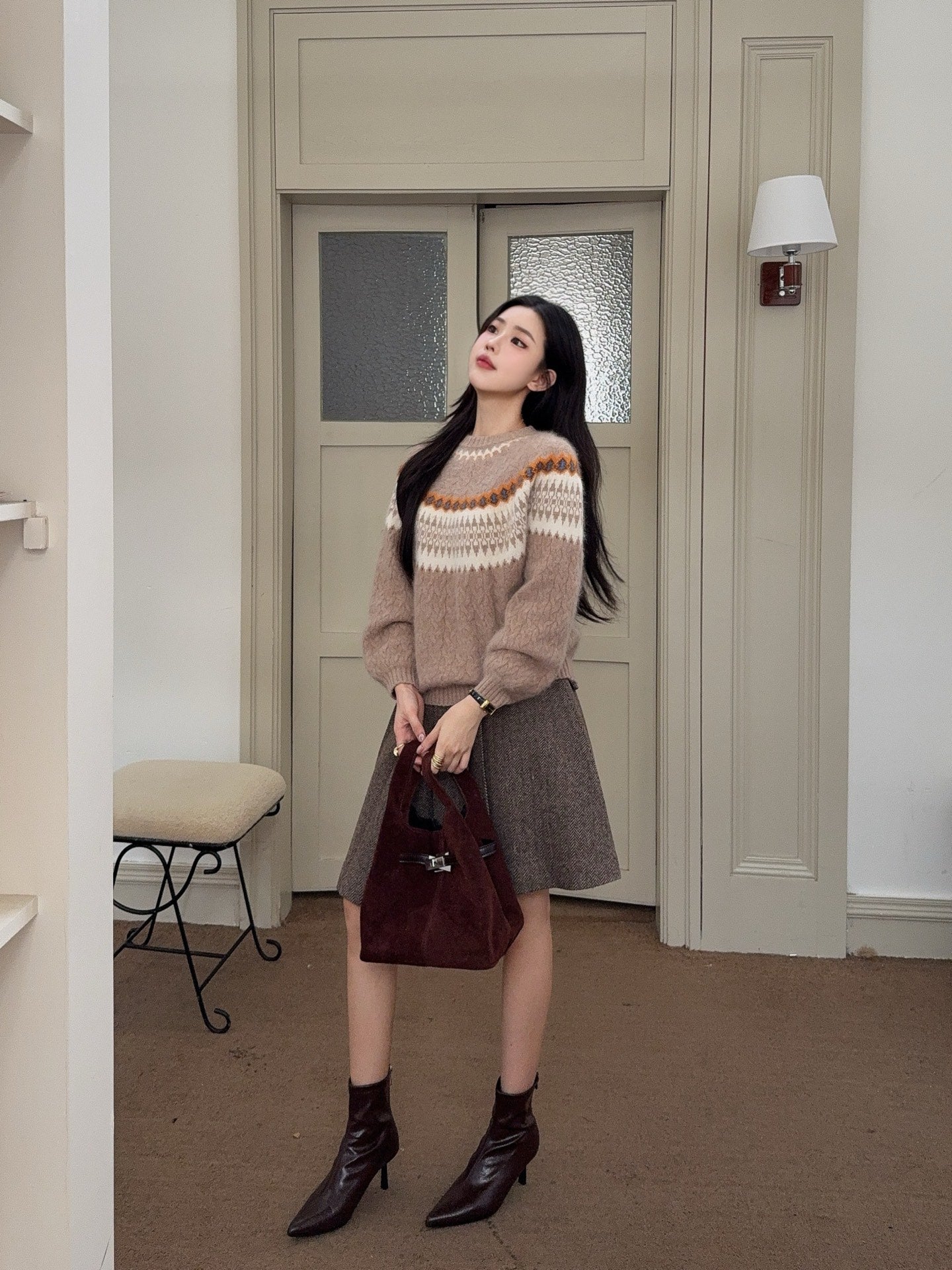 Loro 25fw knitted sweater