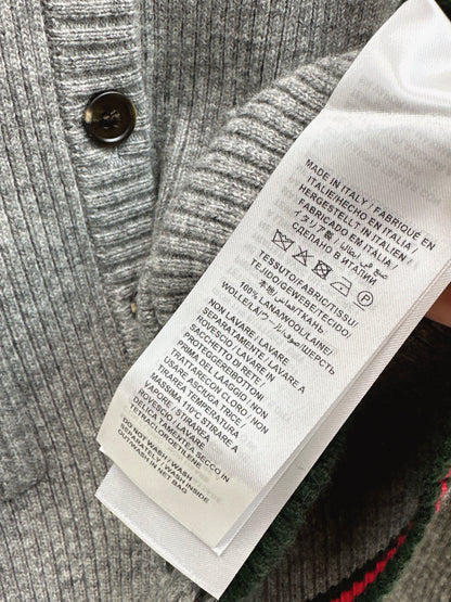 Gucc 25fw knitted cardigan pant set