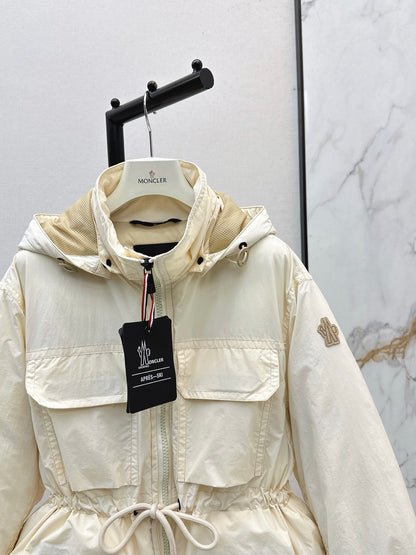 Monc 25fw hooded down jacket