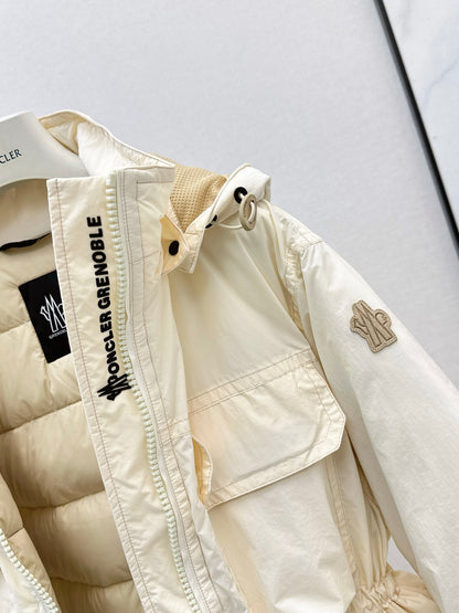 Monc 25fw hooded down jacket