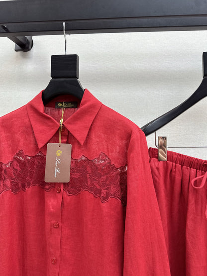 Loro 25fw shirt pants set