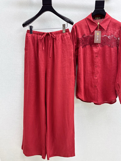 Loro 25fw shirt pants set