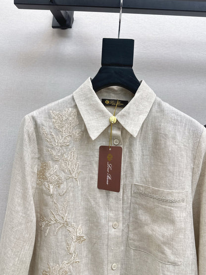 Loro 25fw embroidery suit