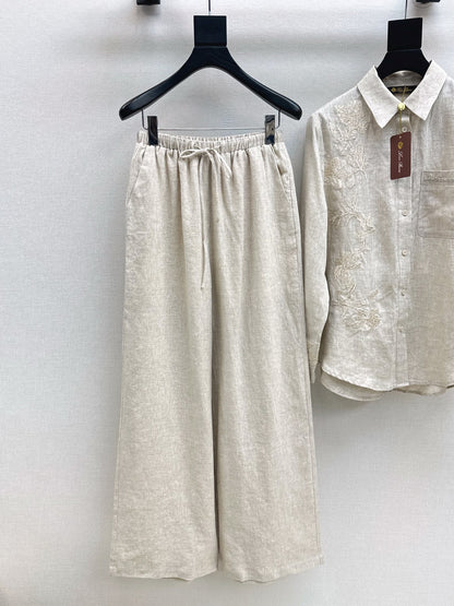 Loro 25fw embroidery suit