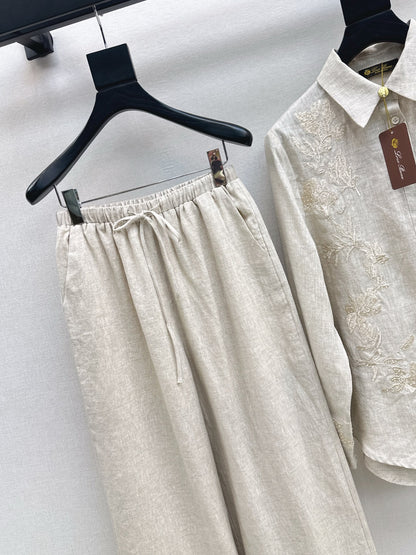 Loro 25fw embroidery suit