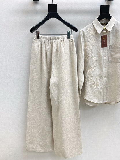 Loro 25fw embroidery suit