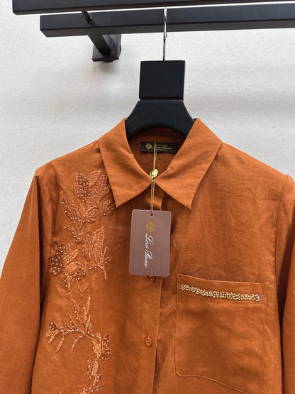 Loro 25fw embroidery suit