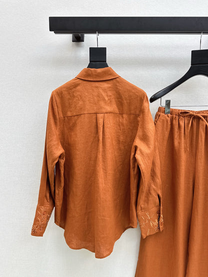 Loro 25fw embroidery suit