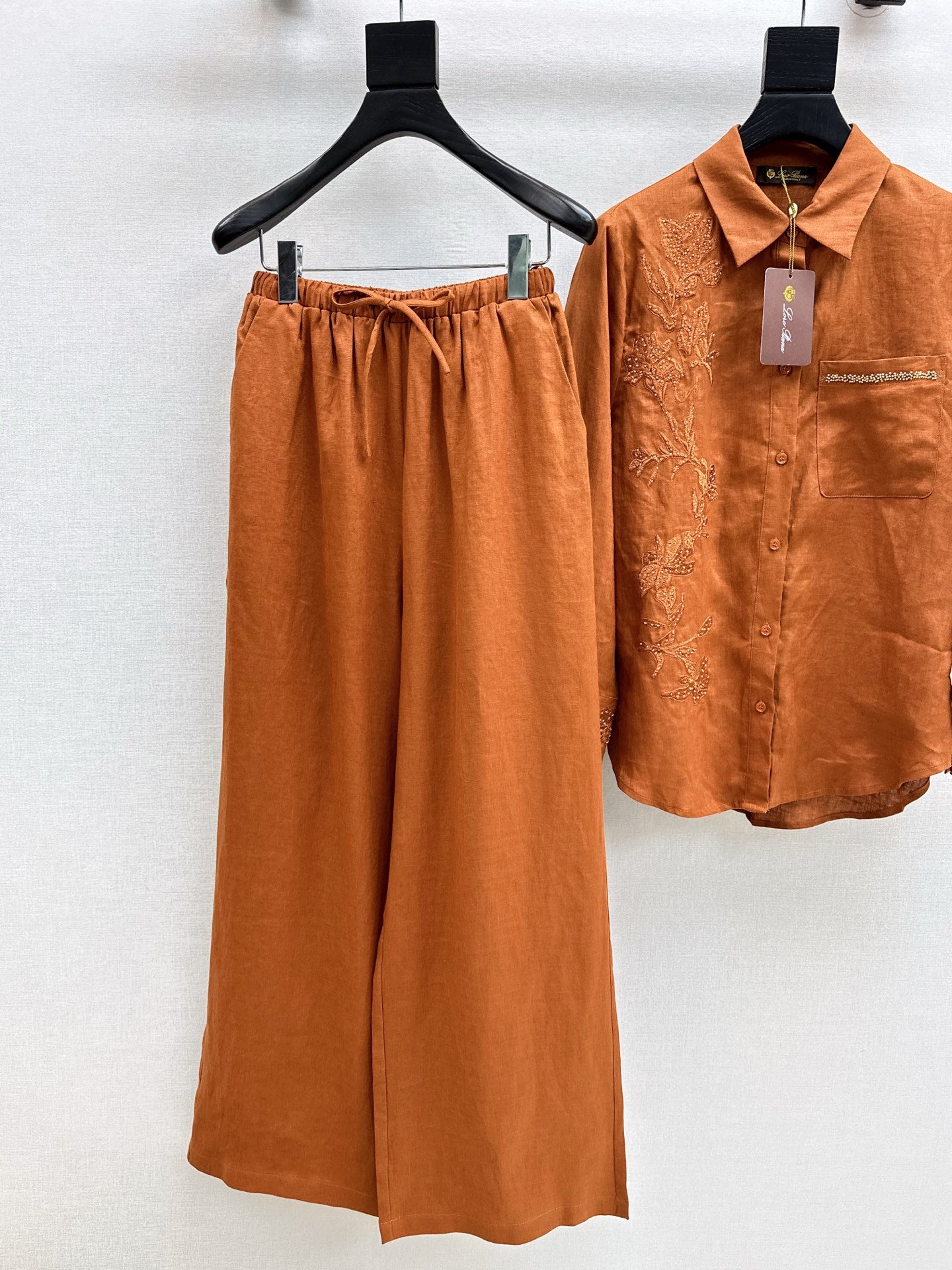 Loro 25fw embroidery suit