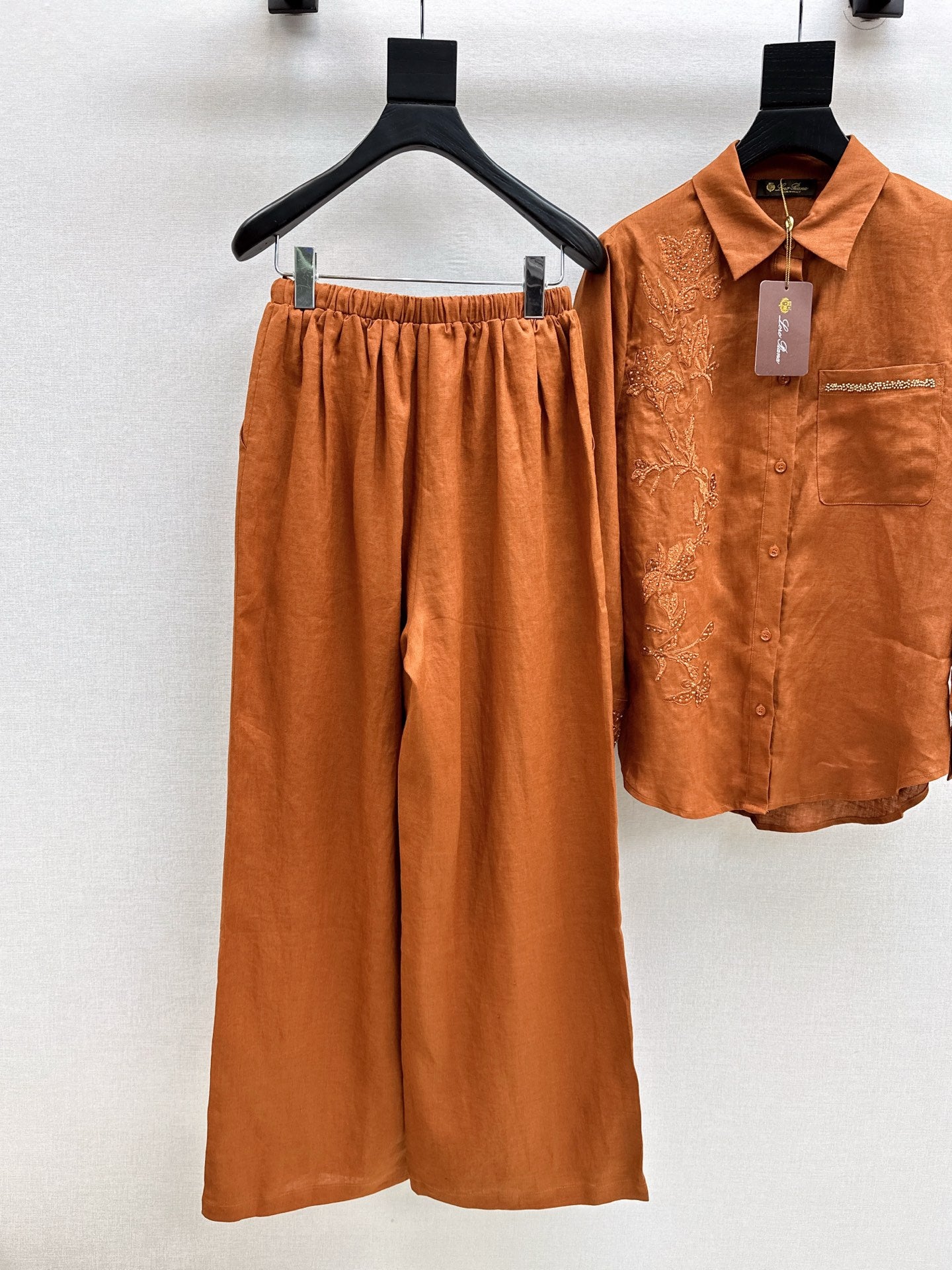 Loro 25fw embroidery suit